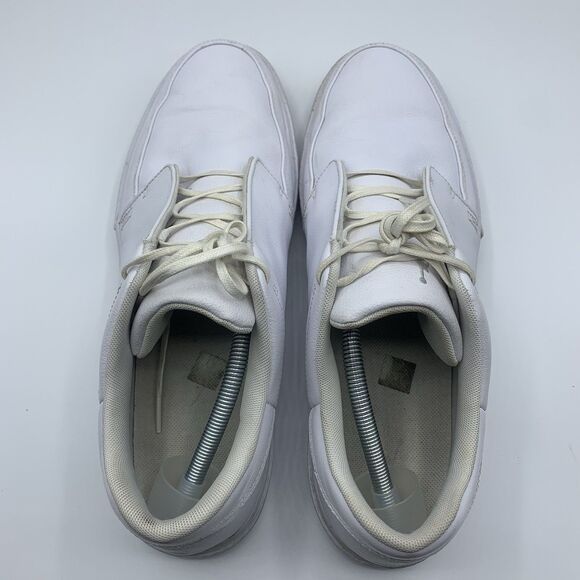 Nike Shoes Mens  Size 12 Air Jordan V5 Grown Low Top White Leather 428902-100 - Picture 5 of 8